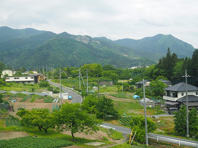 奥秩父の車窓からの風景