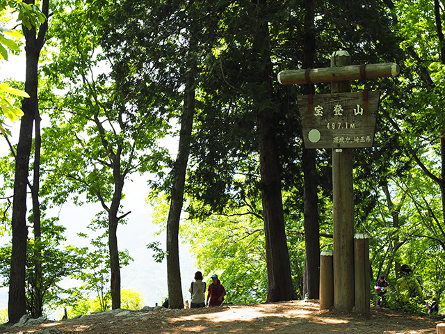 宝登山の山頂