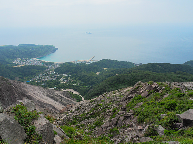 山頂からの風景。いい眺めです。