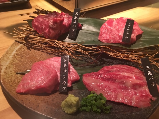 沖縄肉。霜降りでとても美味しい牛肉です。